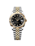 【1:1 Super Clone】  Datejust 41mm 126333 Black Diamond Jubilee Steel and Yellow Gold Men’s Watch