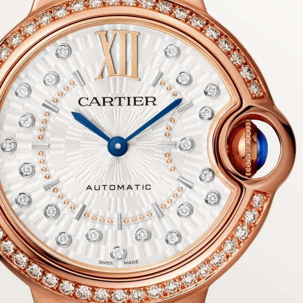 【1:1 Super Clone】BALLON BLEU Diamond Rose Gold 33mm