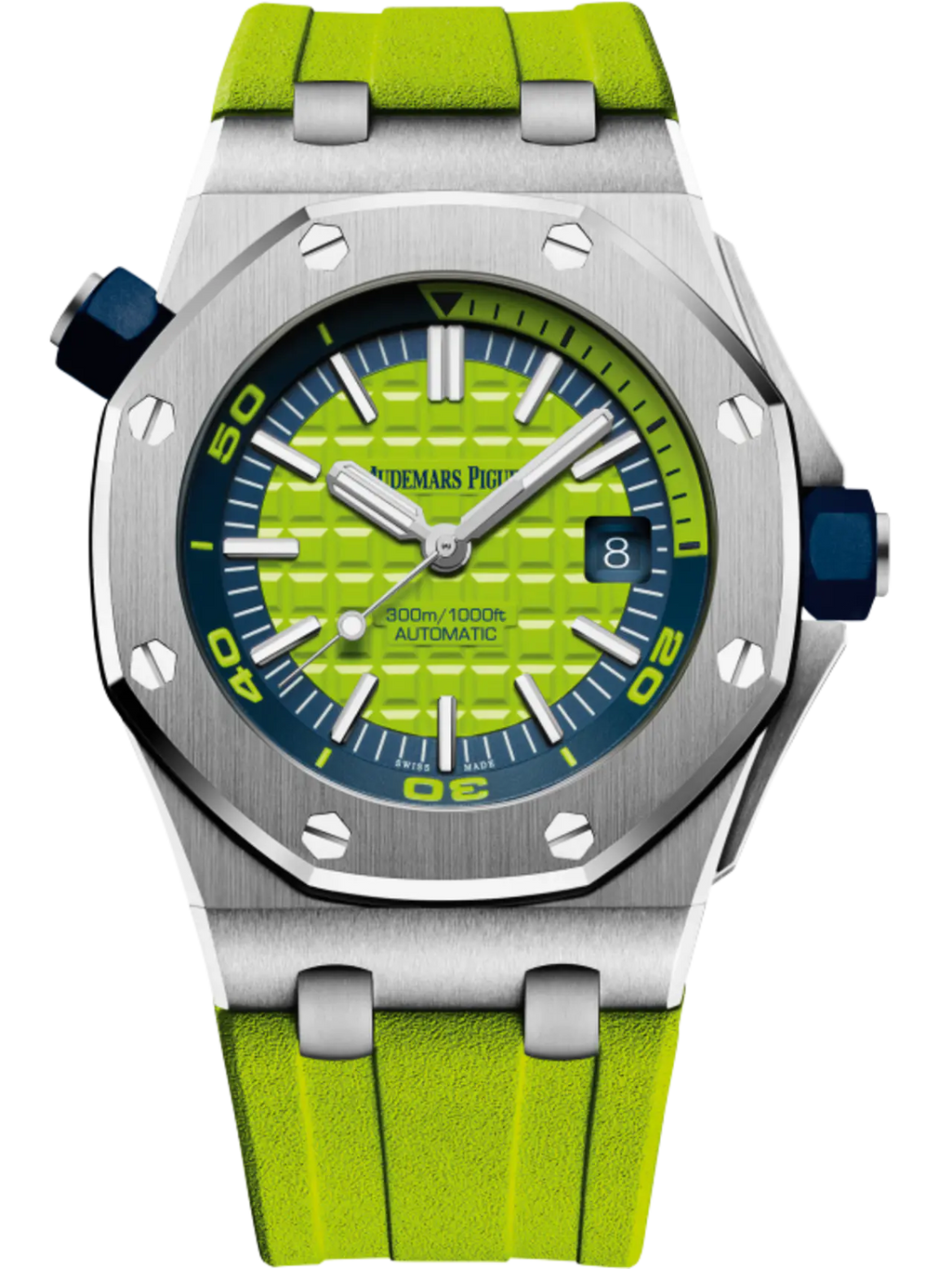 【1:1 Super Clone】A&P OFFSHORE DIVER Green Dial 42mm