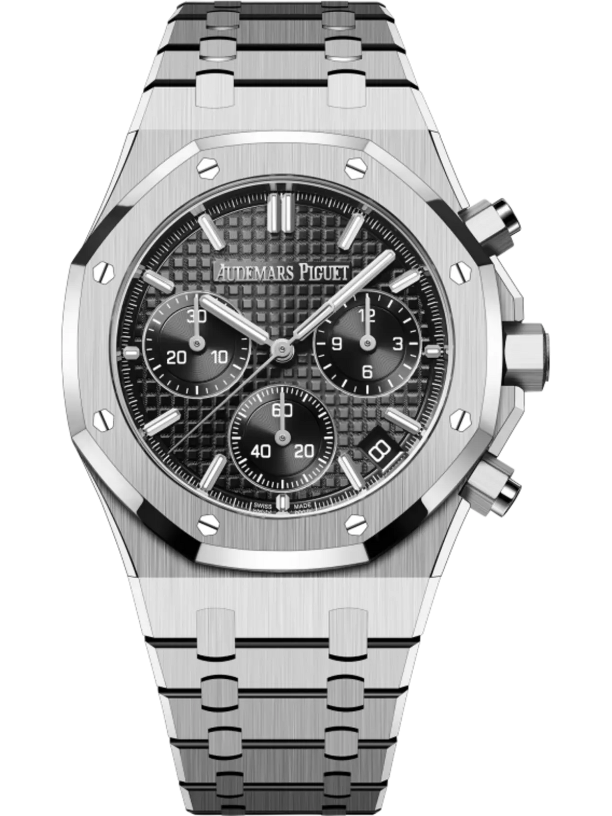 【1:1 Super Clone】A&P ROYAL OAK Black Dial CHRONOGRAPH 41mm