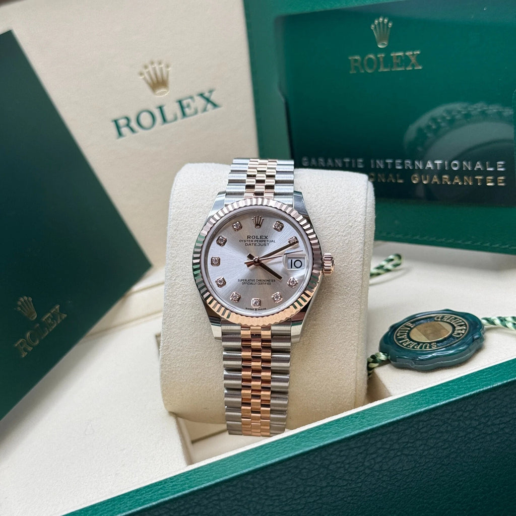 【1:1 Super Clone】 Datejust m278271-0015/0016 Silver 31mm Dial Oyster Bracelet Watch