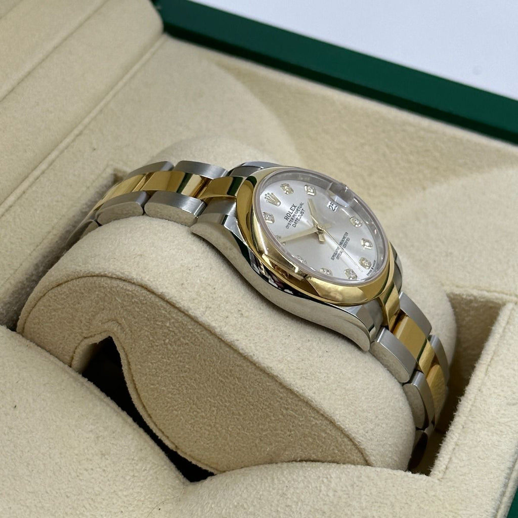【1:1 Super Clone】 Datejust m278243-0019/0020 31mm Silver Dial Yellow Rolesor Oyster Watch
