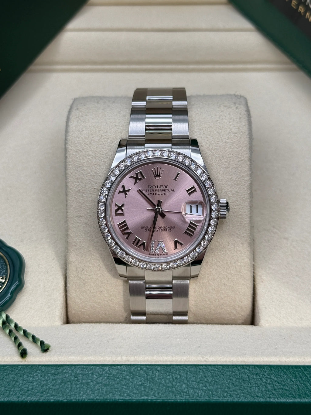 【1:1 Super Clone】 Datejust m278384RBR-0027/0028 Pink 31mm Dial Oyster Watch