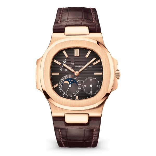 【1:1 Super Clone】Patek Philippe Watches Nautilus Mens Rose Gold 5712R-001