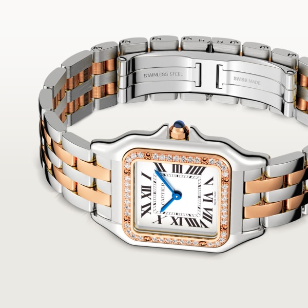 【1:1 Super Clone】PANTHERE Rose Gold Mix Diamond 30mm