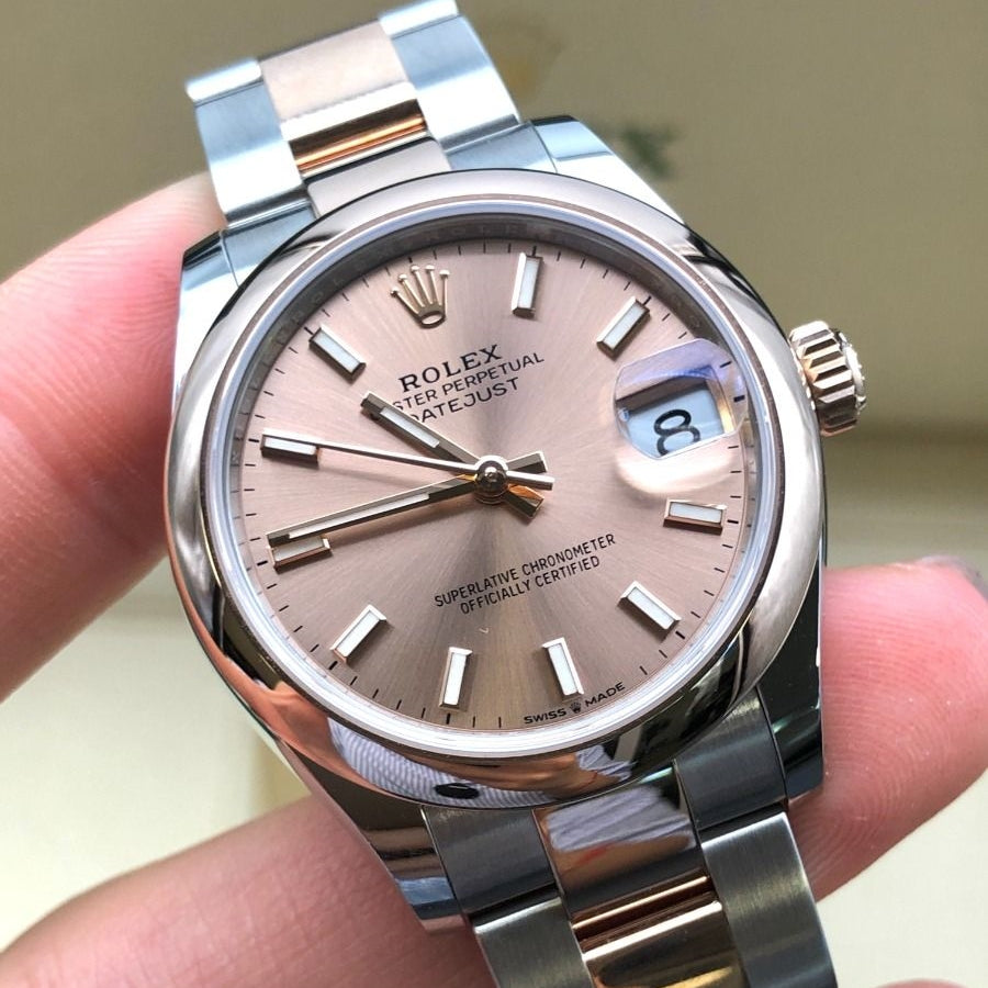 【1:1 Super Clone】 Datejust m278241-0009/0010 Rose 31mm Dial Oyster Bracelet Watch