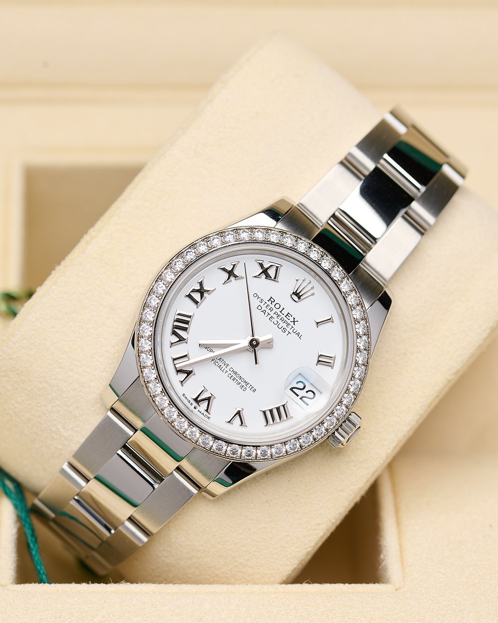 【1:1 Super Clone】 Datejust m278384RBR-0013/0014 White 31mm Dial Oyster Watch