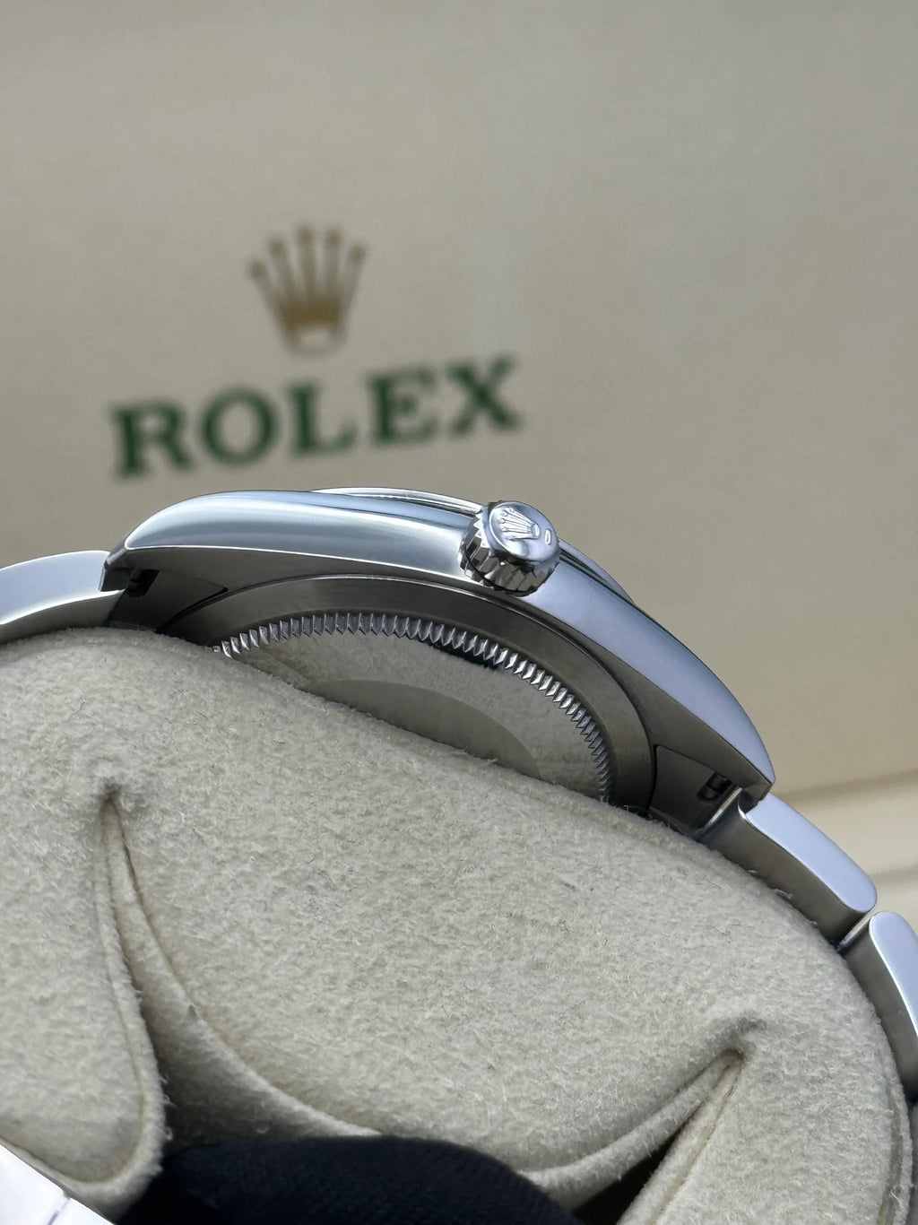 【1:1 Super Clone】 Oyster Perpetual 34mm 124200 Black Dial Oyster Stainless Steel Bracelet Watch