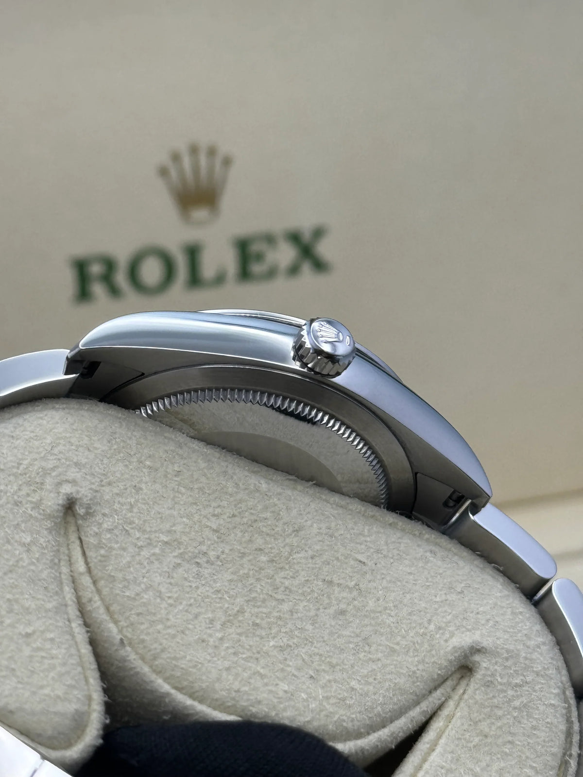 【1:1 Super Clone】 Oyster Perpetual 34mm 124200 Black Dial Oyster Stainless Steel Bracelet Watch