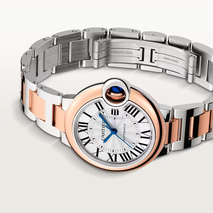 【1:1 Super Clone】BALLON BLEU Rose Gold Mix 33mm