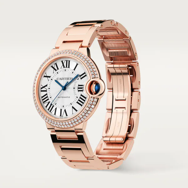 【1:1 Super Clone】BALLON BLEU Diamond Rose Gold 36mm