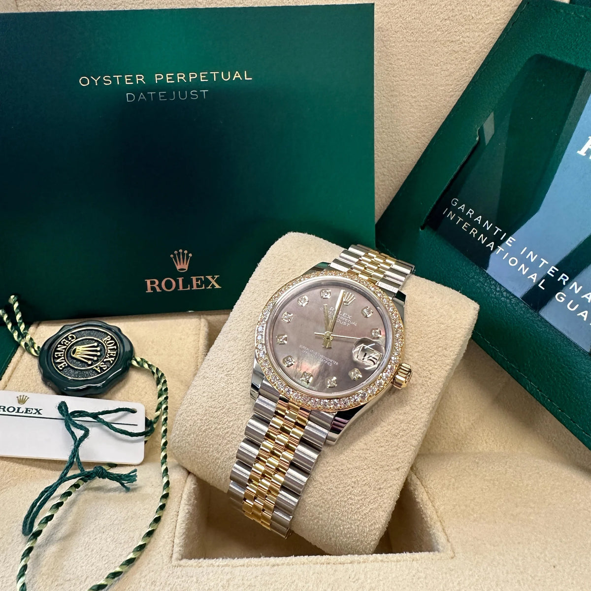 【1:1 Super Clone】 Datejust m278383-0023/0024 31mm Mother of Pearl Dial Oyster Bracelet