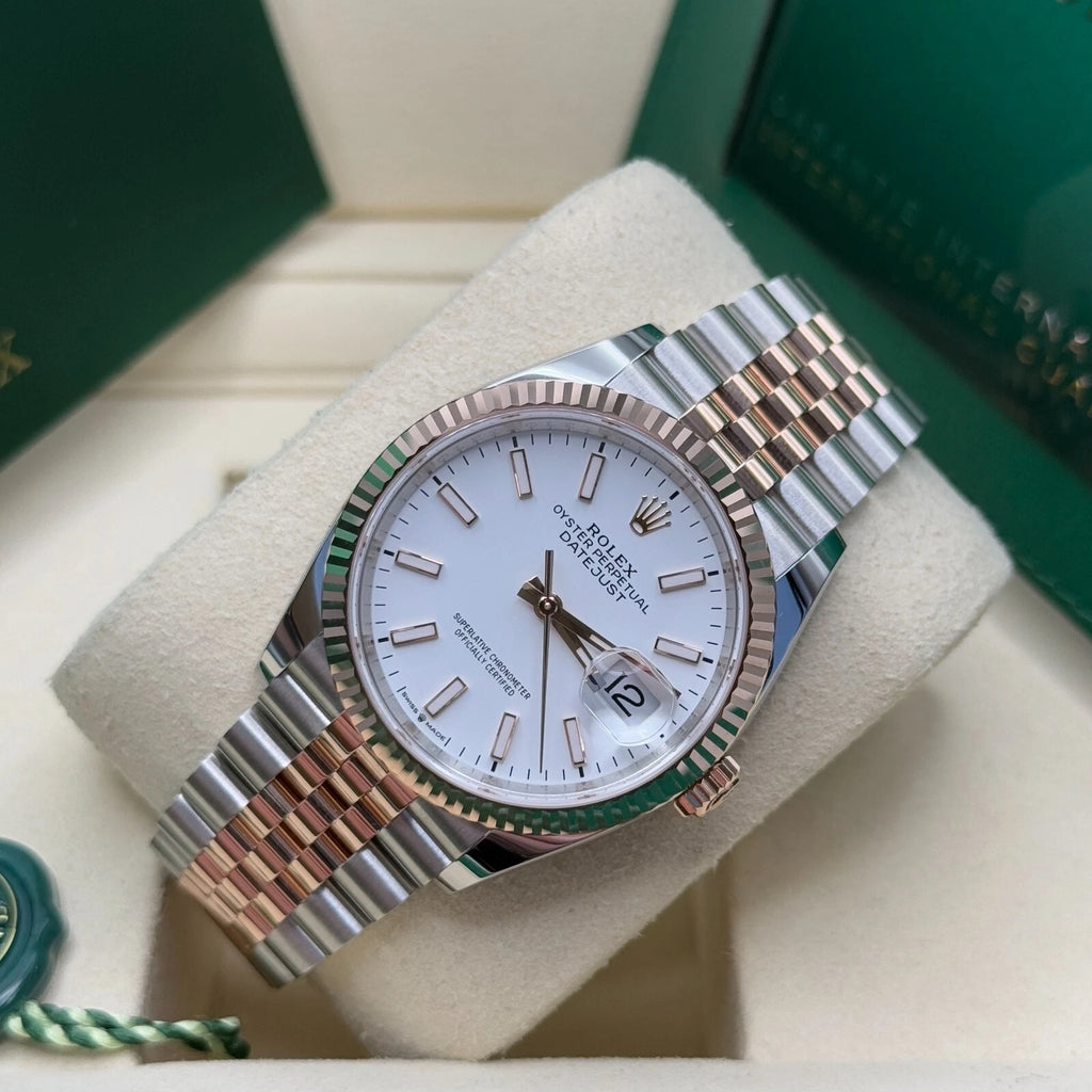 【1:1 Super Clone】  Datejust 36mm 126231 White Dial Jubilee Bracelet