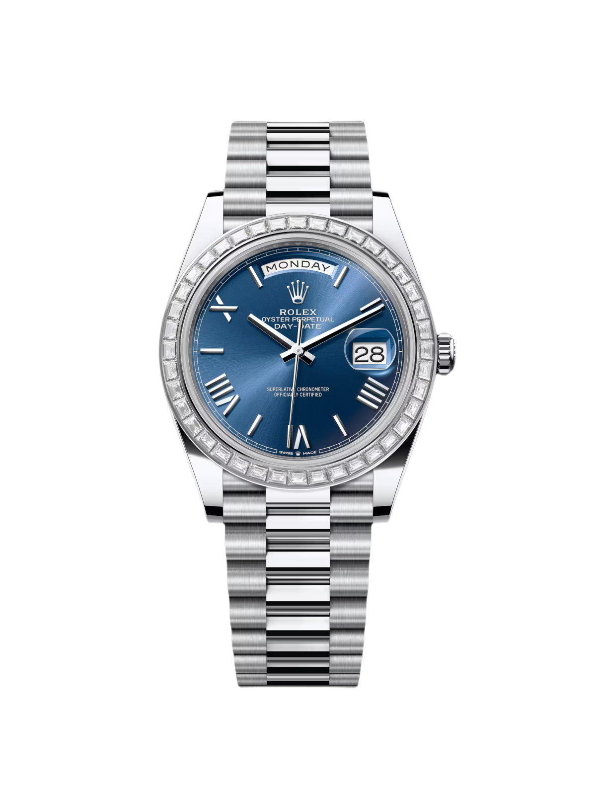 【1:1 Super Clone】 Day-Date 40mm 228396TBR-0026 Blue Roman Dial