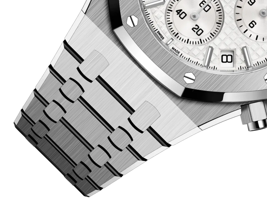 【1:1 Super Clone】A&P ROYAL OAK Silver-Toned Dial CHRONOGRAPH 41mm