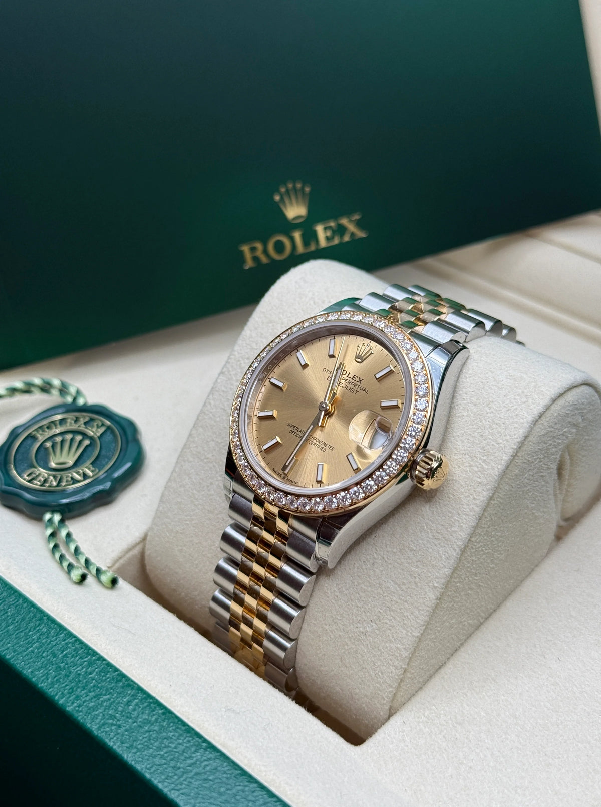 【1:1 Super Clone】 Datejust m278383-0013/0014  31mm Champagne Dial Oyster Bracelet