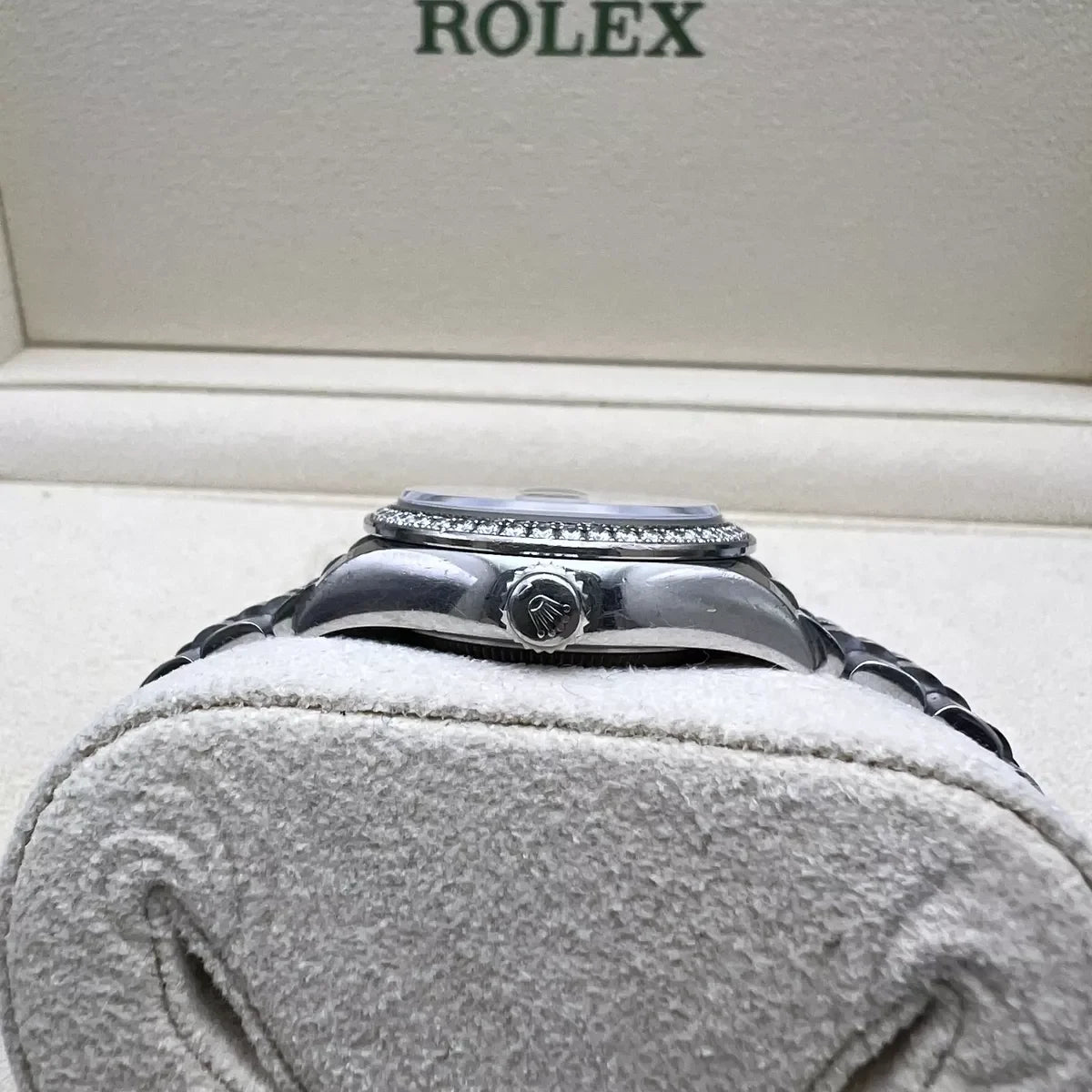【1:1 Super Clone】 Lady-Datejust 28mm 279384RBR Silver Diamond Dial & Diamond Bezel, Stainless Steel Jubilee Bracelet Women's Watch