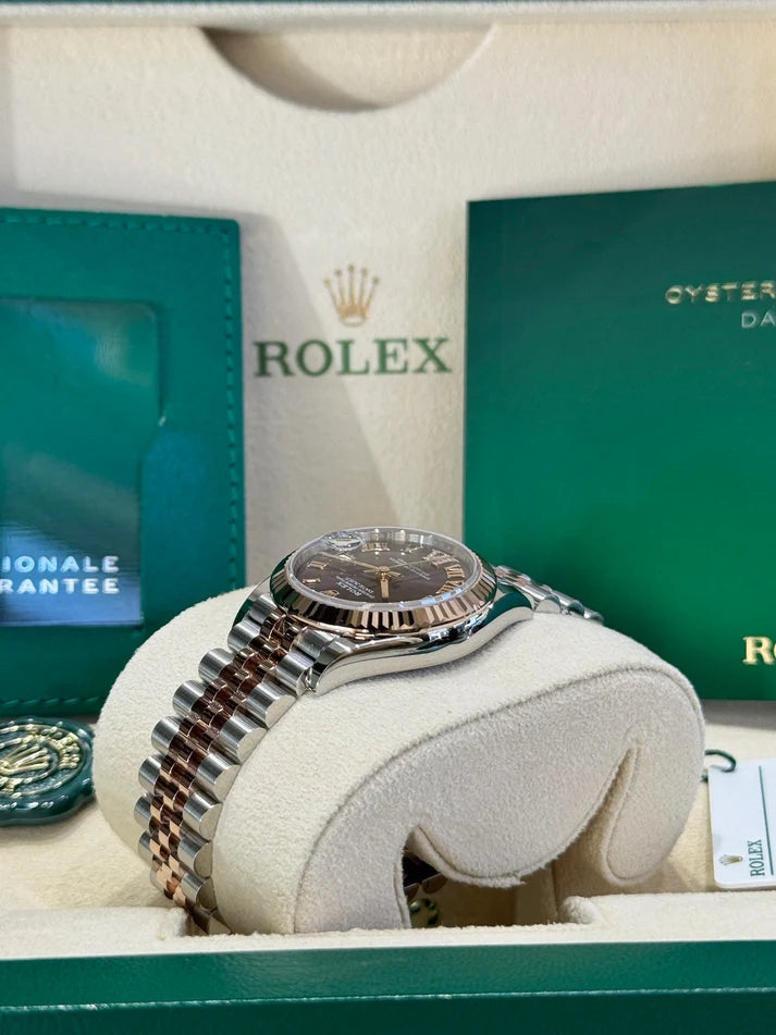 【1:1 Super Clone】 Datejust m278271-0019/0020 Aubergine 31mm Dial Oyster Bracelet Watch