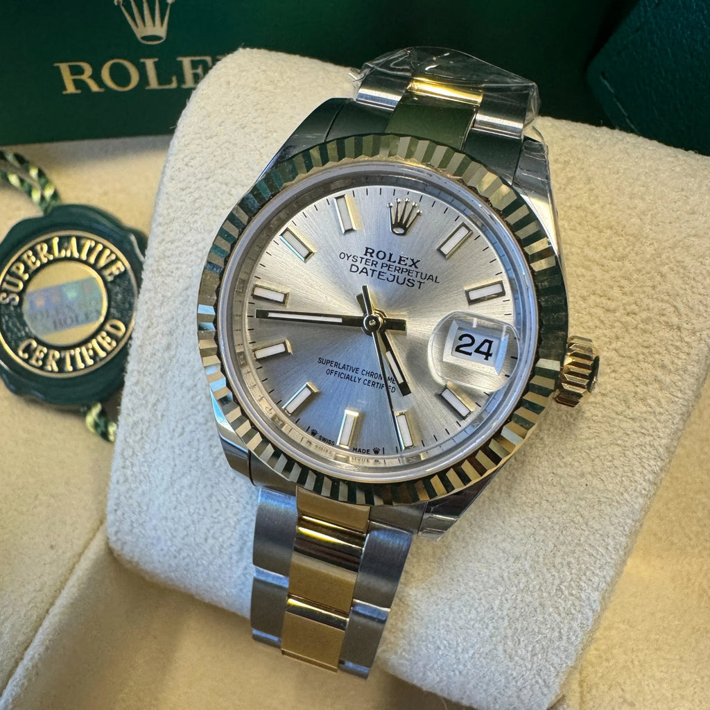 【1:1 Super Clone】 Lady-Datejust 28mm 279173 Silver Index Dial Oyster Bracelet
