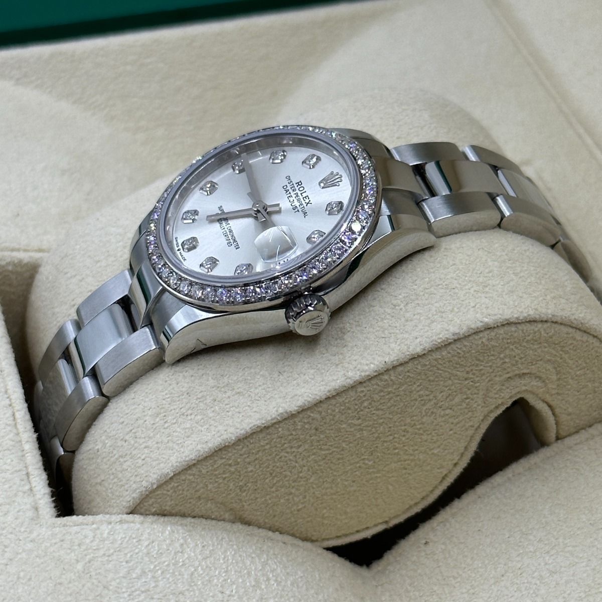 【1:1 Super Clone】 Datejust m278384RBR-0033/0034 Silver 31mm Dial Oyster Watch