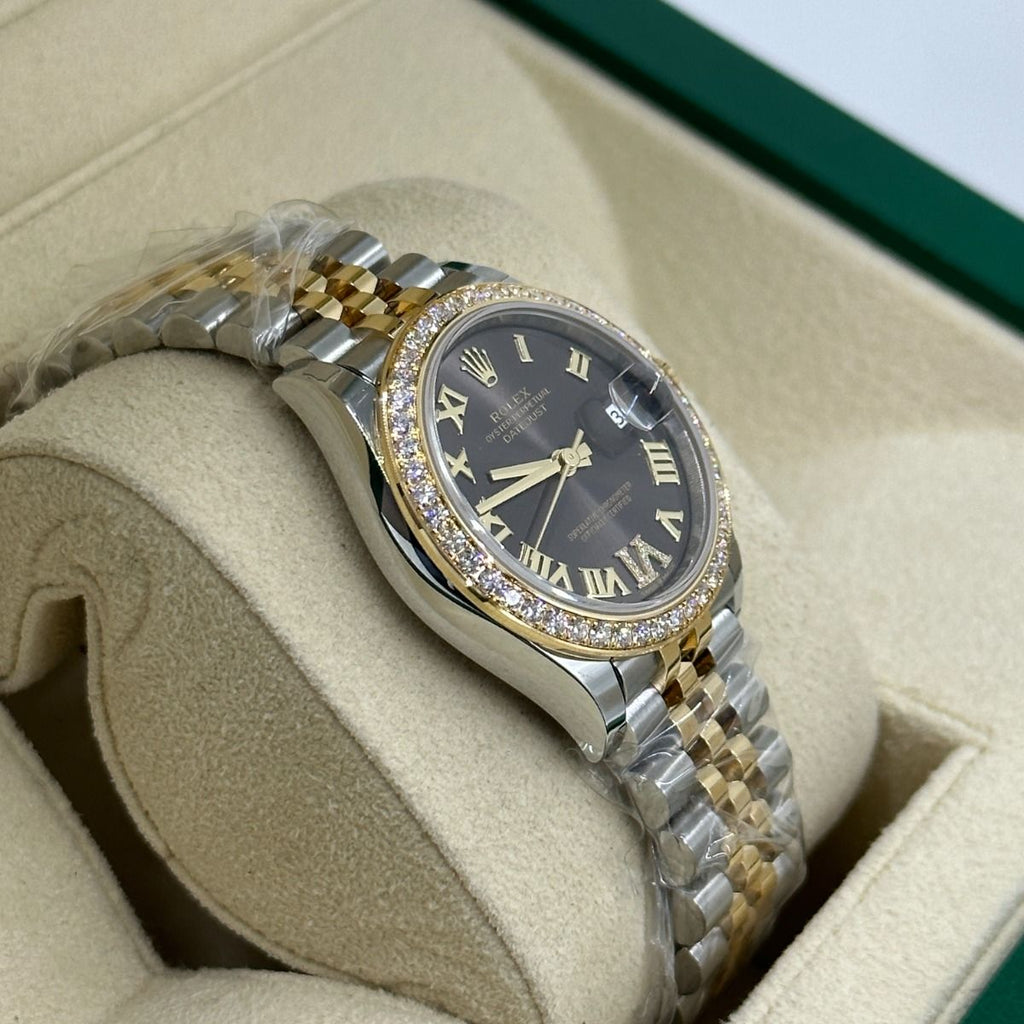 【1:1 Super Clone】 Datejust m278383RBR-0017/0018 31mm Dark Grey Dial Oyster Bracelet