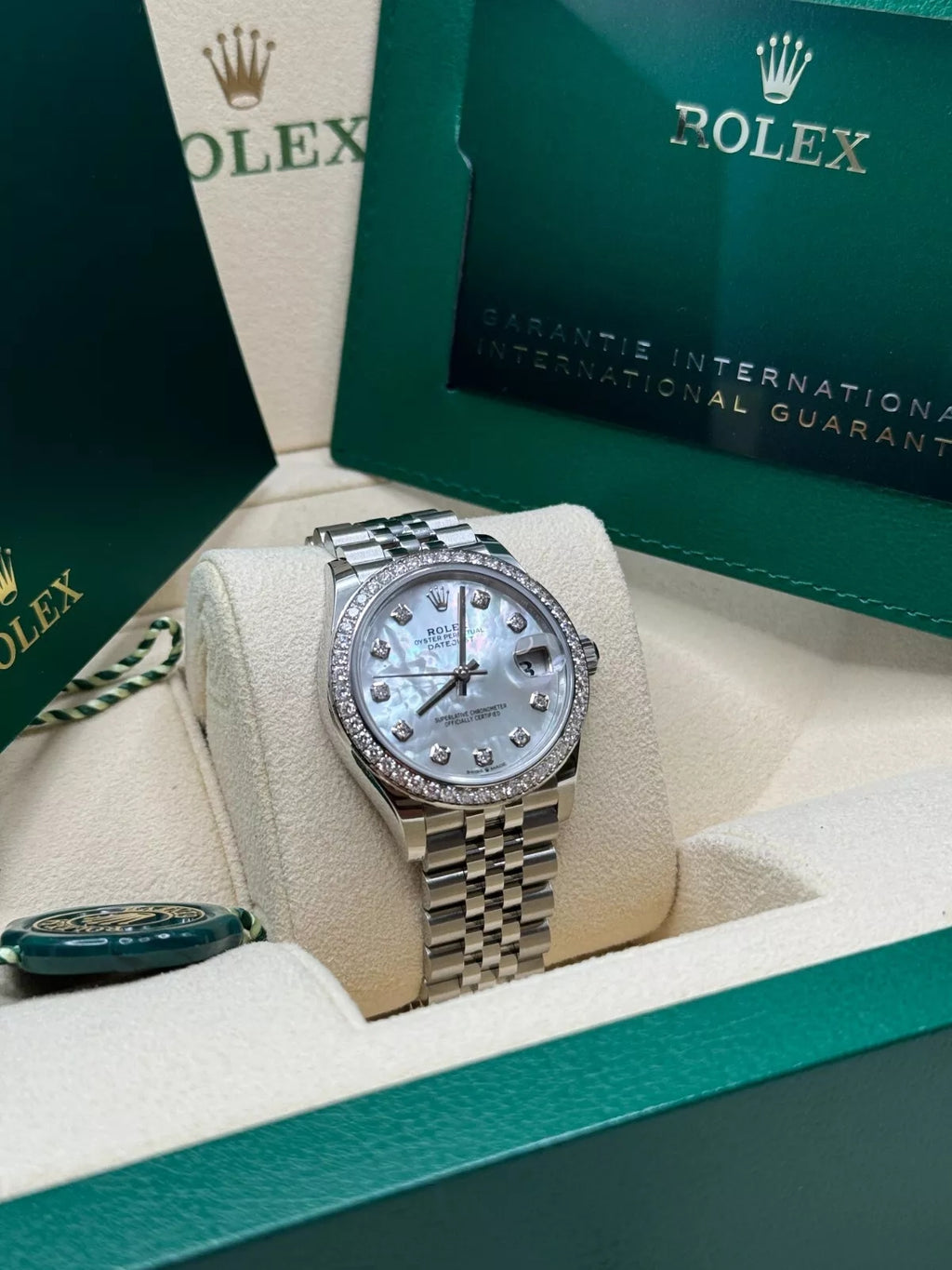 【1:1 Super Clone】 Datejust m278384RBR-0007/0008 Mother-of-Pearl 31mm Dial Oyster Watch