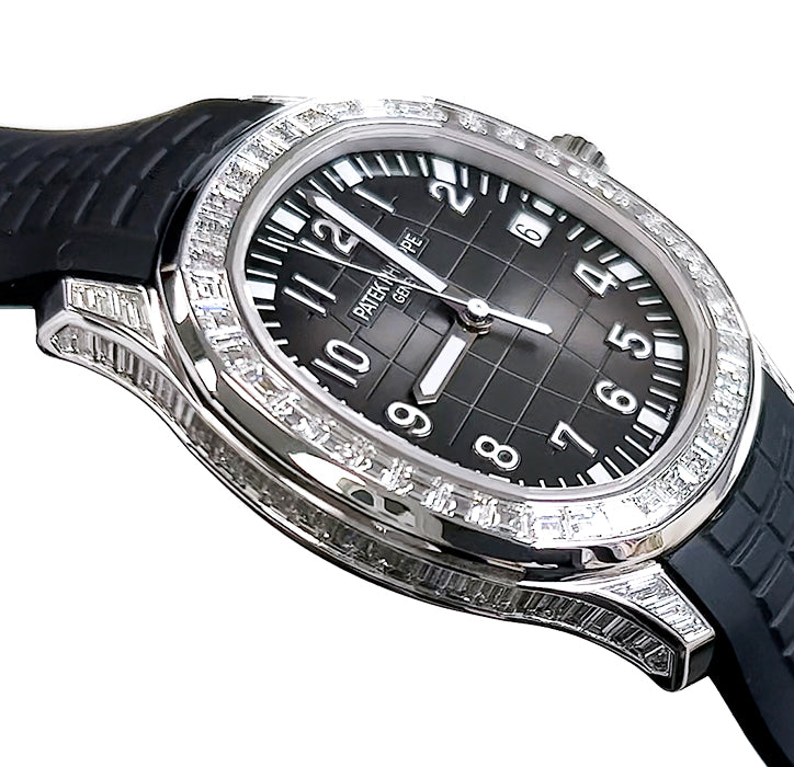 【1:1 Super Clone】Patek Philippe Aquanaut Diamond Bezel 5167/300G-010