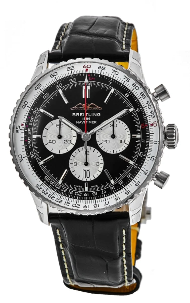 【1:1 Super Clone】Breitling AB0137211B1P1 Navitimer B01 Black Dial - Νew