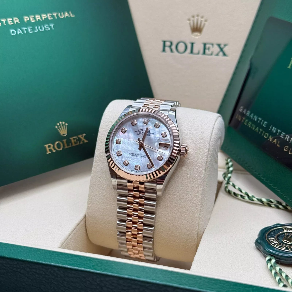 【1:1 Super Clone】 Datejust m278271-0025/0026 White Mother-of-Pearl 31mm Dial Oyster Bracelet Watch