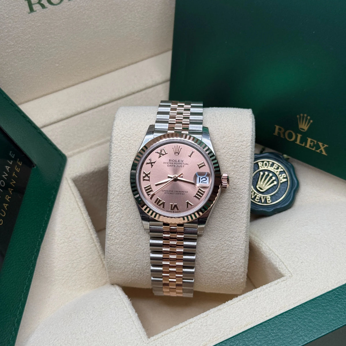 【1:1 Super Clone】 Datejust m278271-0005/0006 Rose 31mm Dial Oyster Bracelet Watch