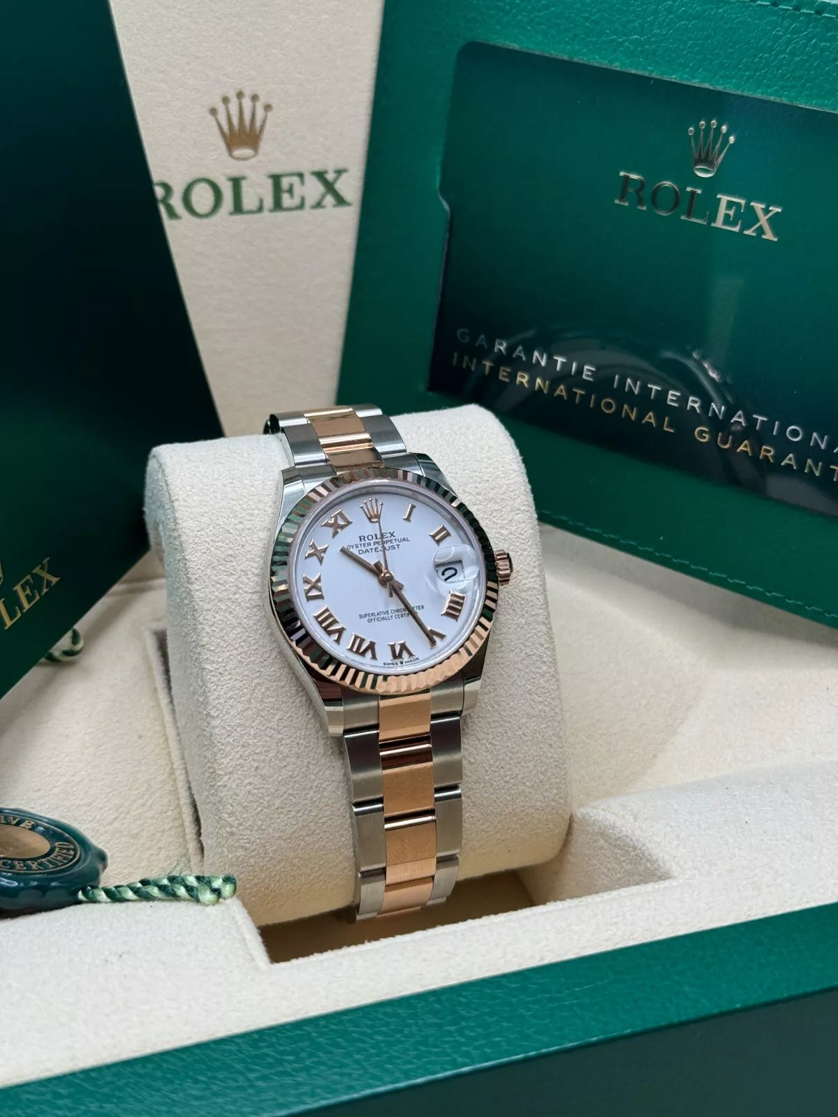 【1:1 Super Clone】 Datejust m278271-0001/0002 White 31mm Dial Oyster Bracelet Watch