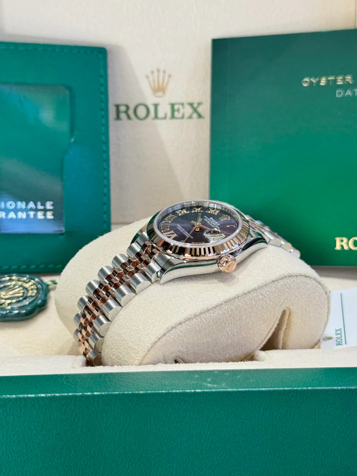 【1:1 Super Clone】 Datejust m278271-0019/0020 Aubergine 31mm Dial Oyster Bracelet Watch