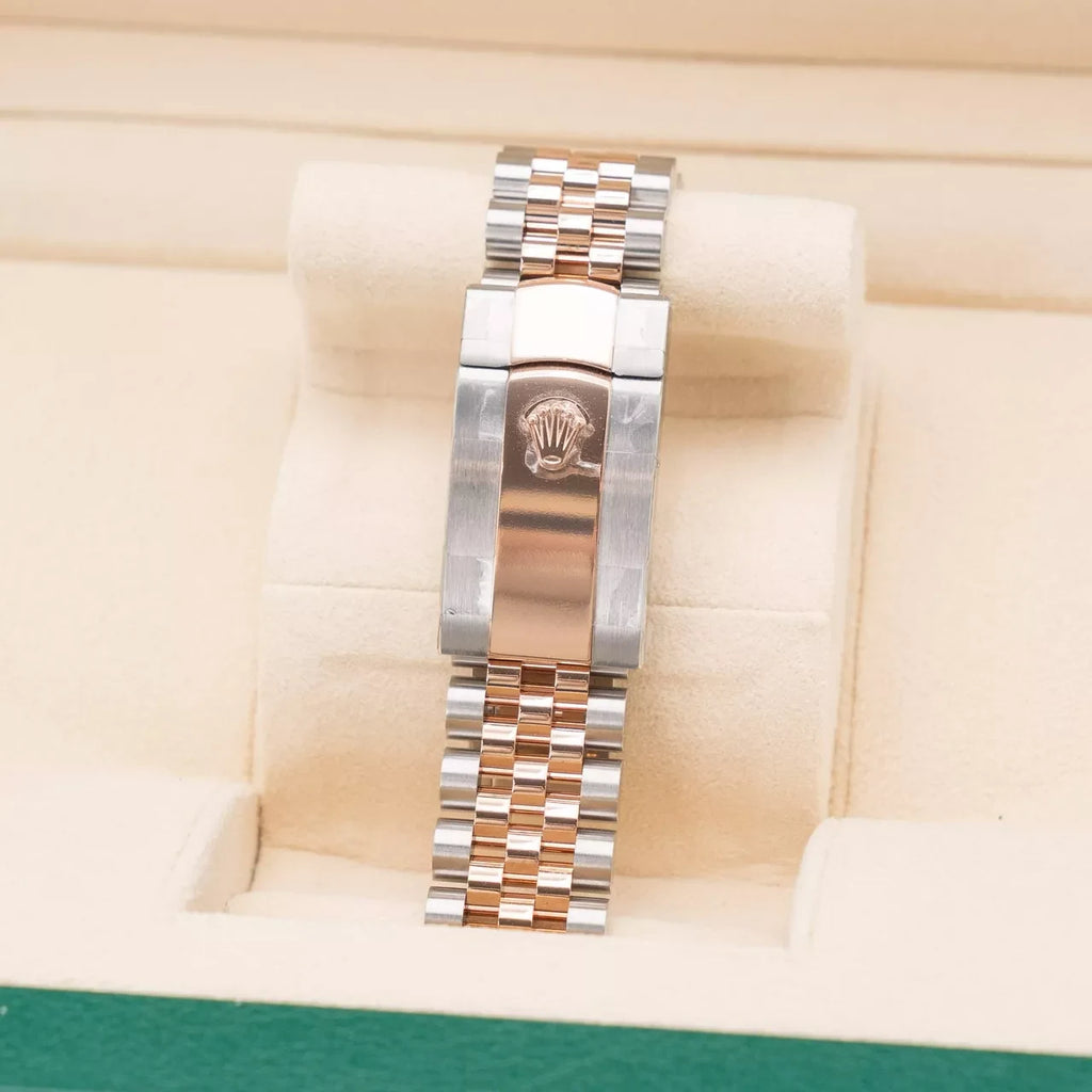 【1:1 Super Clone】 Datejust 41mm 126301 Sundust Index Oyster Steel and Everose Gold Watch
