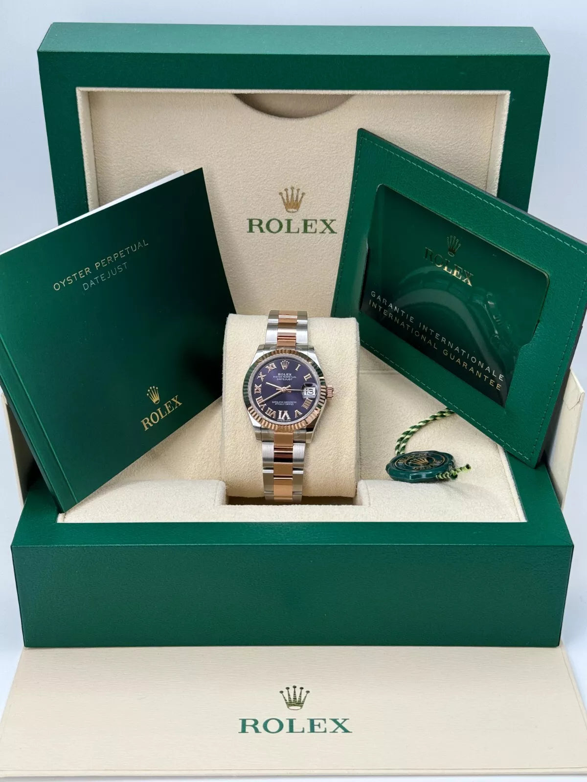 【1:1 Super Clone】 Datejust m278271-0019/0020 Aubergine 31mm Dial Oyster Bracelet Watch