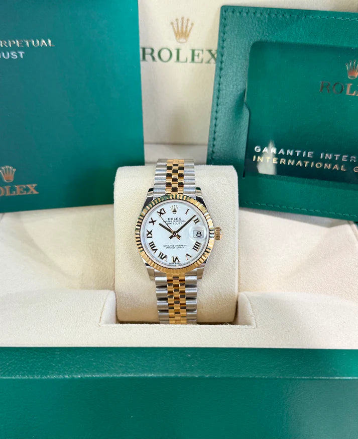【1:1 Super Clone】 Datejust m278273-0001/0002 31mm White Dial Stainless Steel and Yellow Gold Oyster Watch