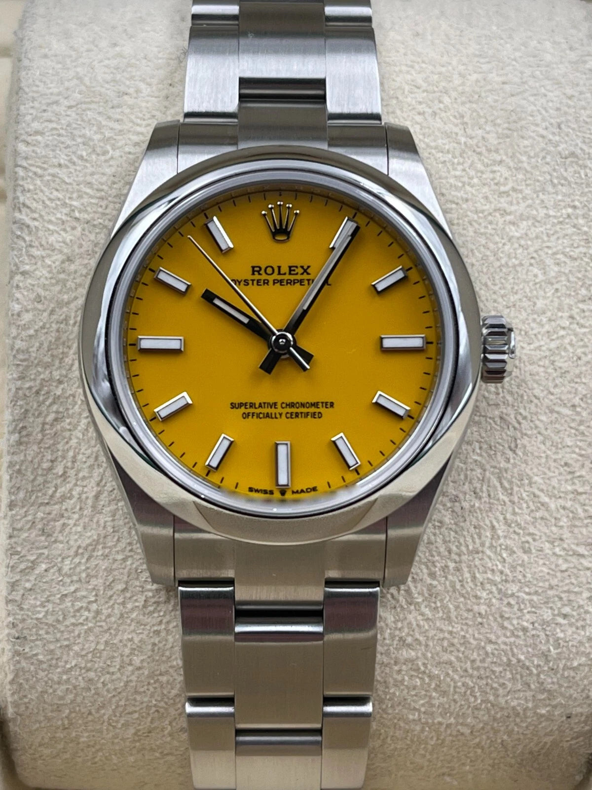 【1:1 Super Clone】 Oyster Perpetual 31mm 277200 Yellow Index