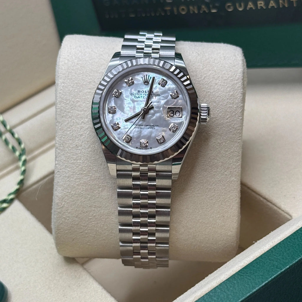 【1:1 Super Clone】 Lady-Datejust 28mm 279174 Mother Of Pearl Diamond Dial Oyster Bracelet