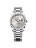 【1:1 Super Clone】 Day-Date 40mm 228396TBR-0011 Silver Diamonds Dial