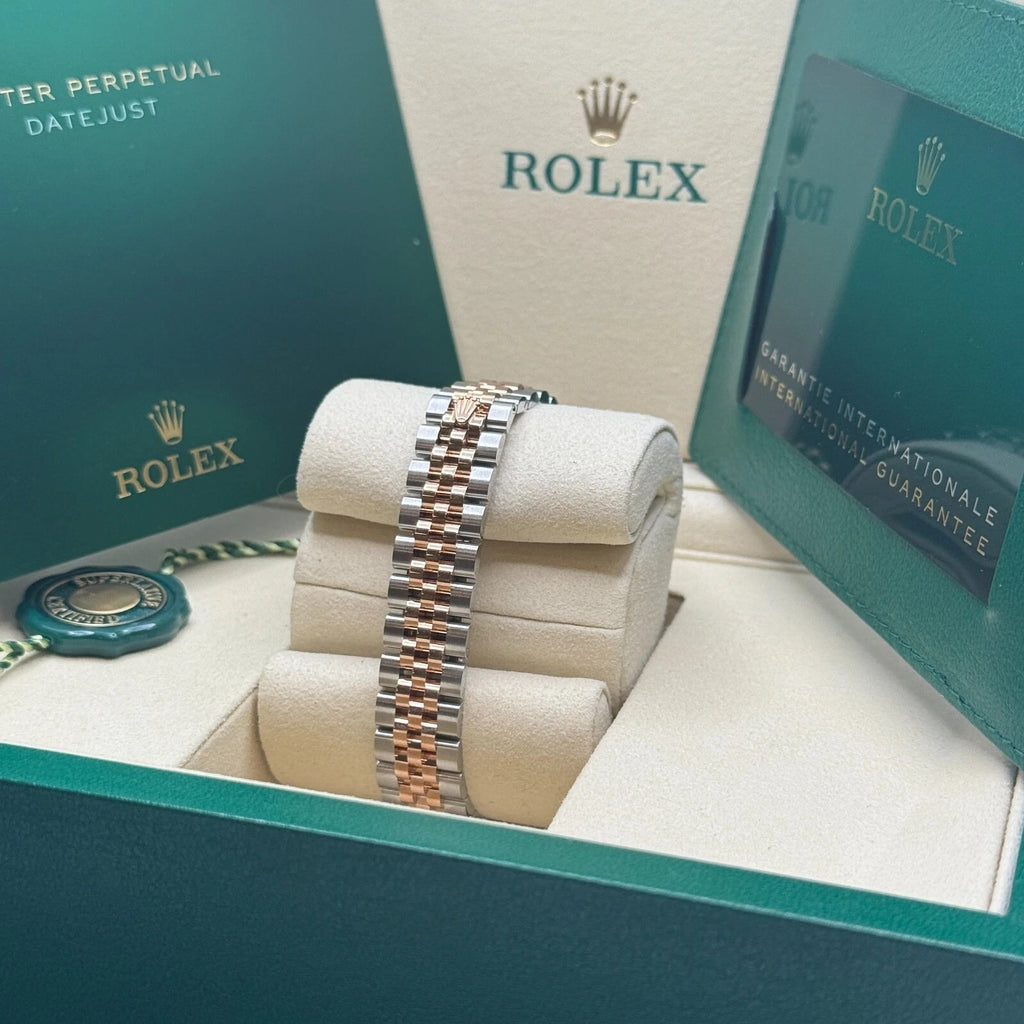 【1:1 Super Clone】 Lady-Datejust 28mm 279381RBR Green Diamond Dial Oyster Bracelet