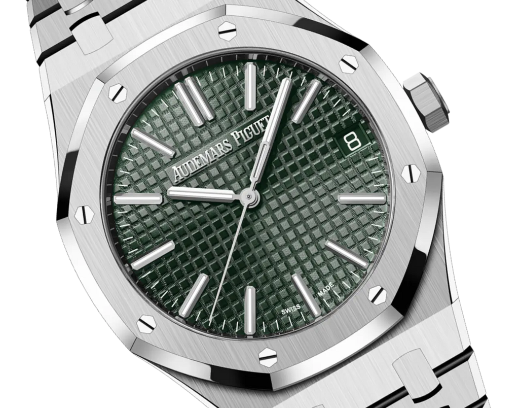 【1:1 Super Clone】A&P ROYAL OAK Khaki Green Dial 41mm