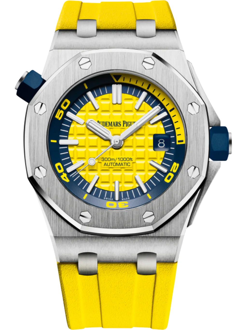 【1:1 Super Clone】A&P OFFSHORE DIVER Yellow Dial 42mm
