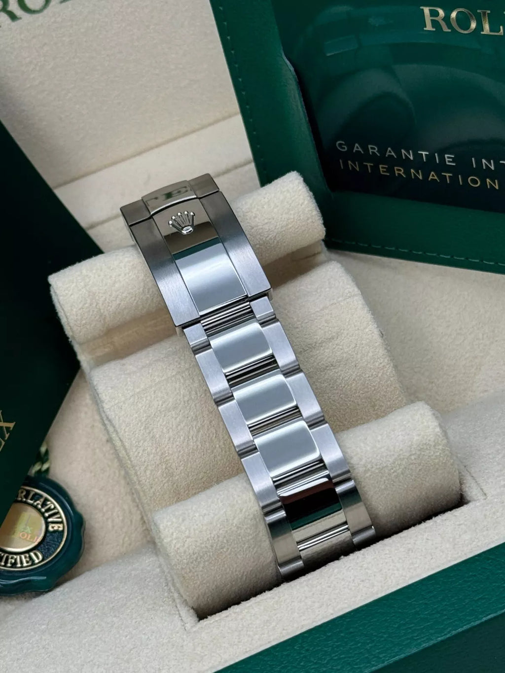 【1:1 Super Clone】  Datejust 36mm 126234 Olive Green Palm Motif Diamond Dial Jubilee Stainless Steel Watch