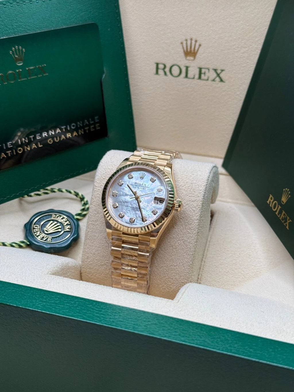【1:1 Super Clone】 Datejust m278278-0020 White 31mm Dial President Bracelet Watch