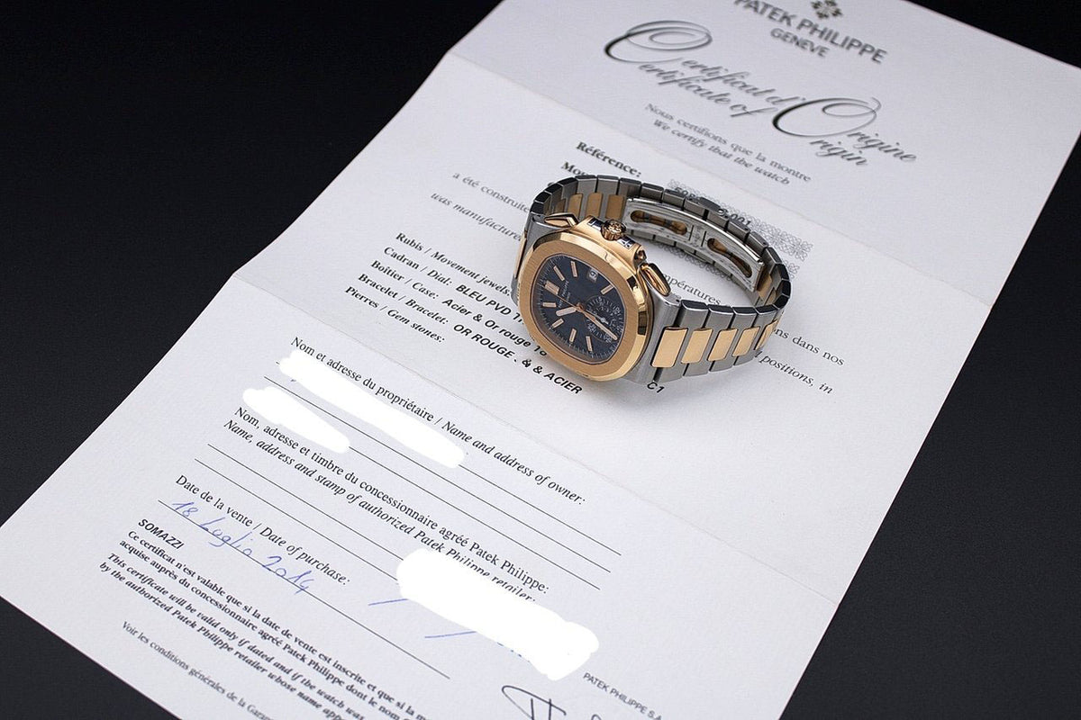 Patek Philippe Nautilus Mens Steel and Gold 5980/1AR-001
