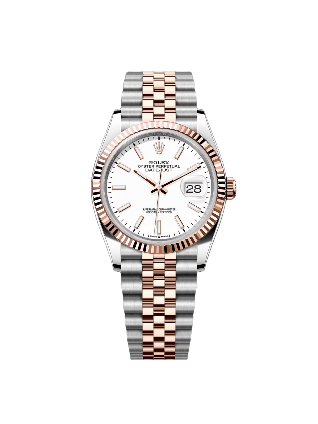 【1:1 Super Clone】  Datejust 36mm 126231 White Dial Jubilee Bracelet
