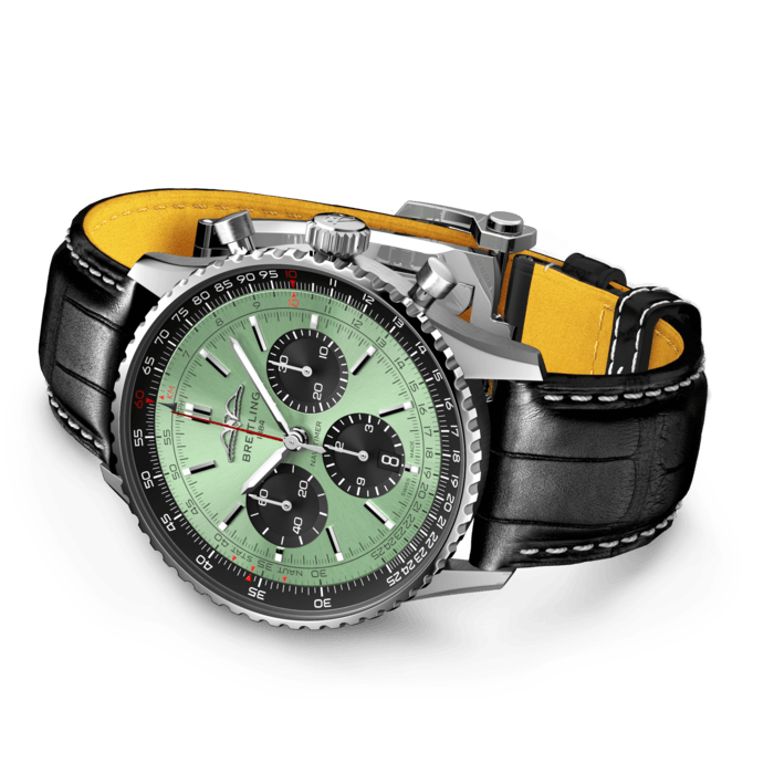 【1:1 Super Clone】Breitling AB0138241L1P1 Navitimer B01 Green Dial