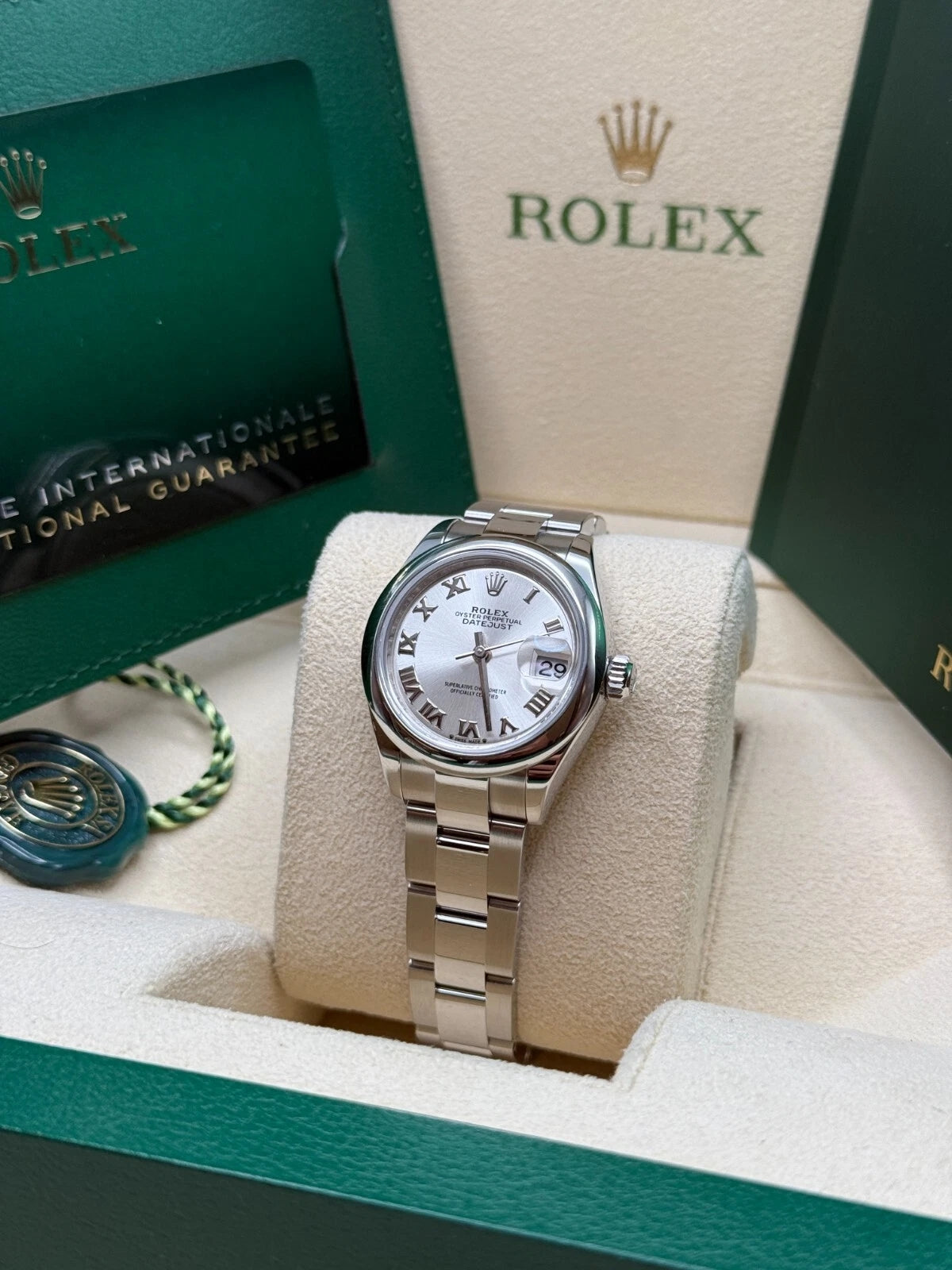 【1:1 Super Clone】 Lady-Datejust 28mm  m279160 Oyster Perpetual Silver Dial Oyster Bracelet