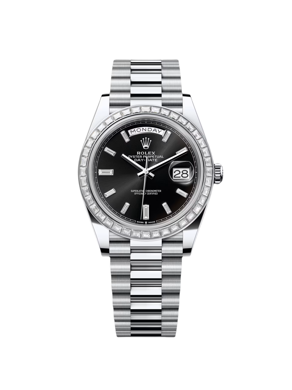 【1:1 Super Clone】 Day-Date 40mm 228396TBR-0012 Black Diamond Dial