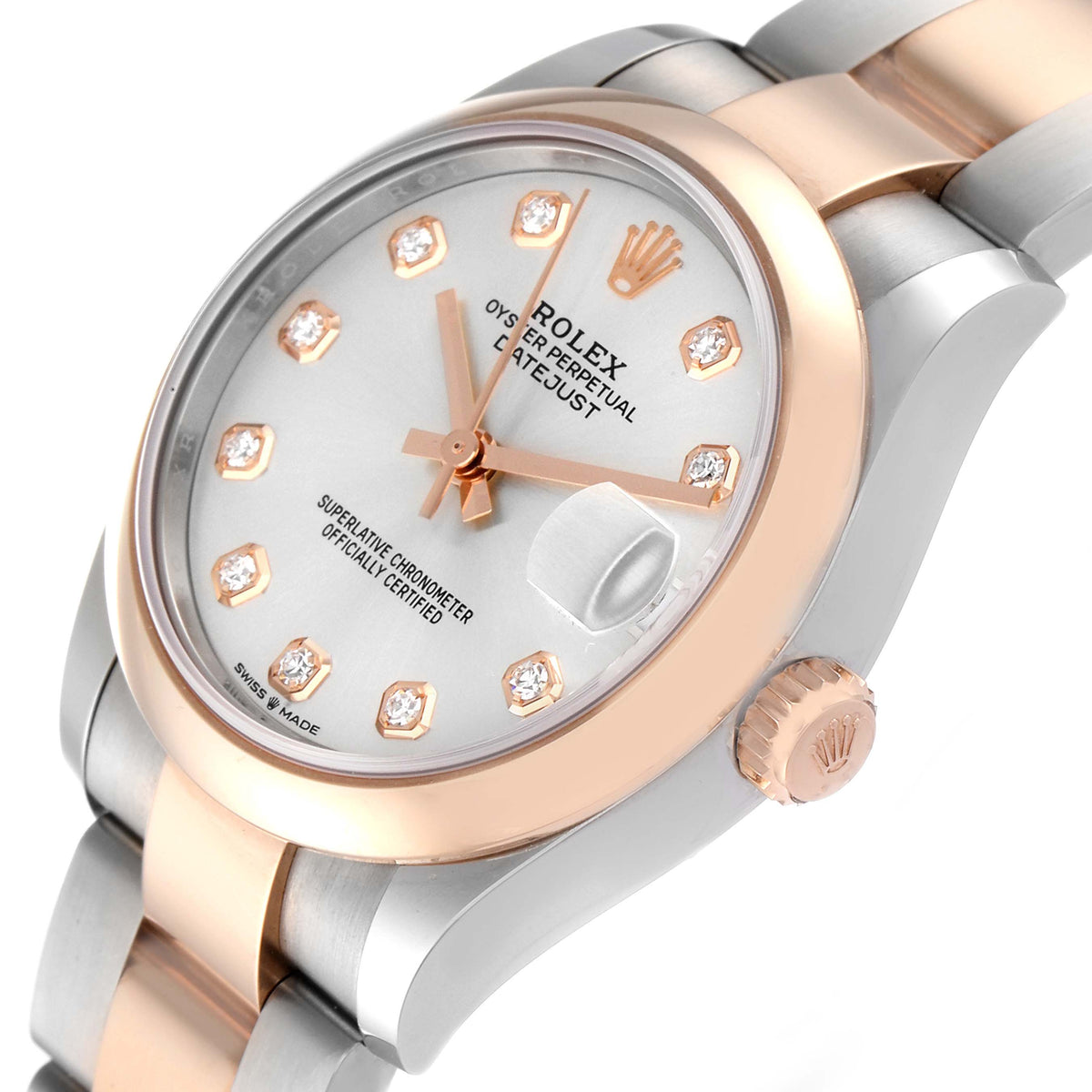 【1:1 Super Clone】 Datejust m278241-0015/0016 Silver 31mm Dial Oyster Bracelet Watch
