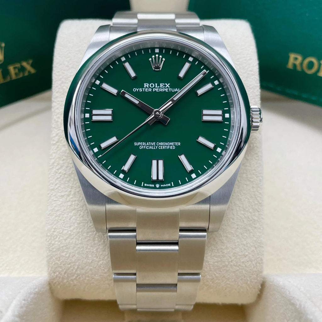 【1:1 Super Clone】 Oyster Perpetual 36mm 126000-0005 Green Dial Oyster Stainless Steel Bracelet